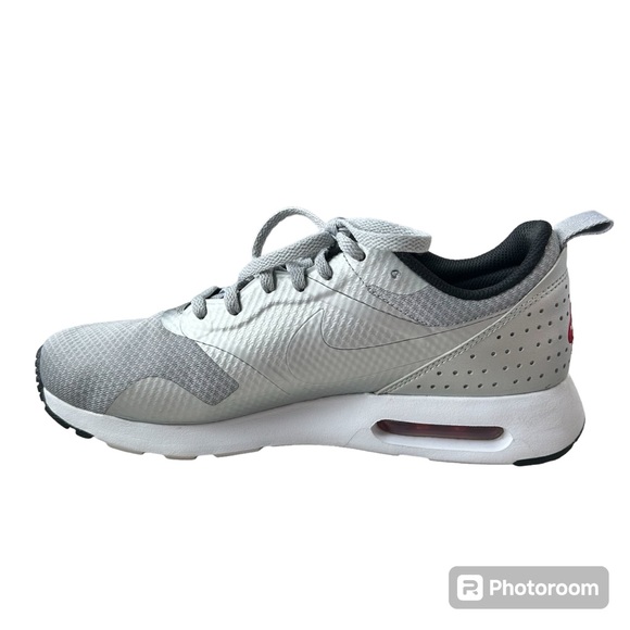 Nike Air Max Tavas, Silver & Red, Size 8.5 - Picture 3 of 10